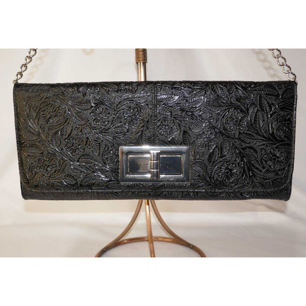 Lulu Townsend Black Cocktail Bag Shoulder Purse Chain Strap